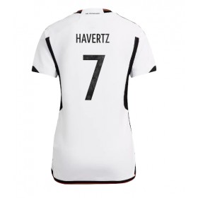Damen Fußballbekleidung Deutschland Kai Havertz #7 Heimtrikot WM 2022 Kurzarm
